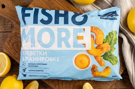 упаковке креветок очищенных