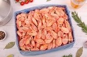 коробка креветок